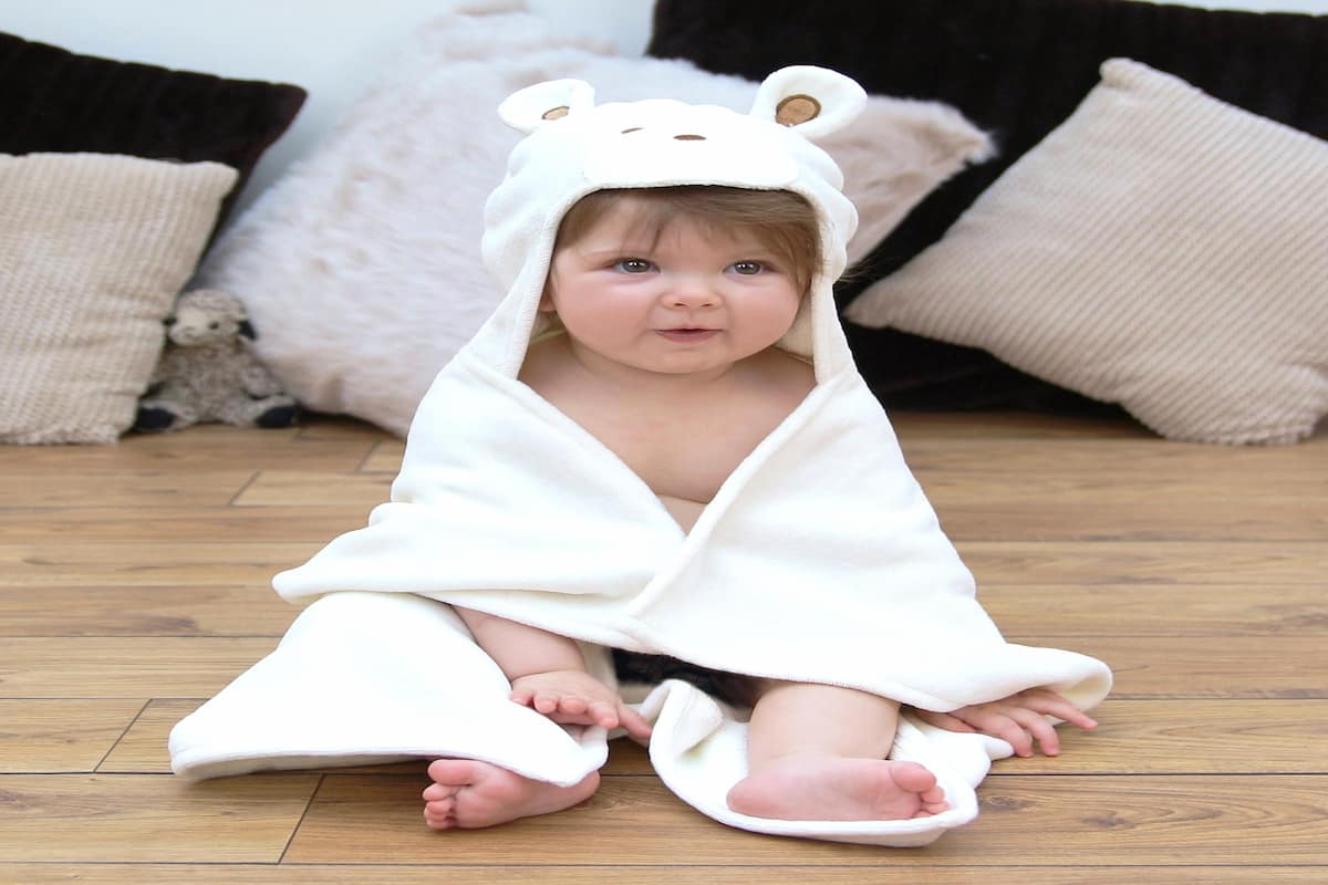 baby towel with hood