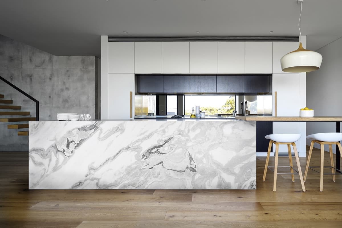 quartz marble kitchen