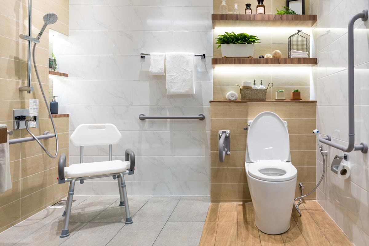 white toilet shower chair 