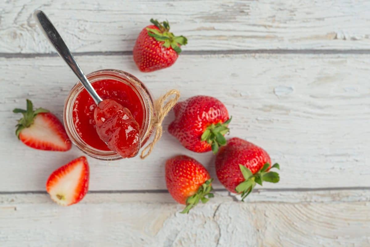 strawberry puree syrup