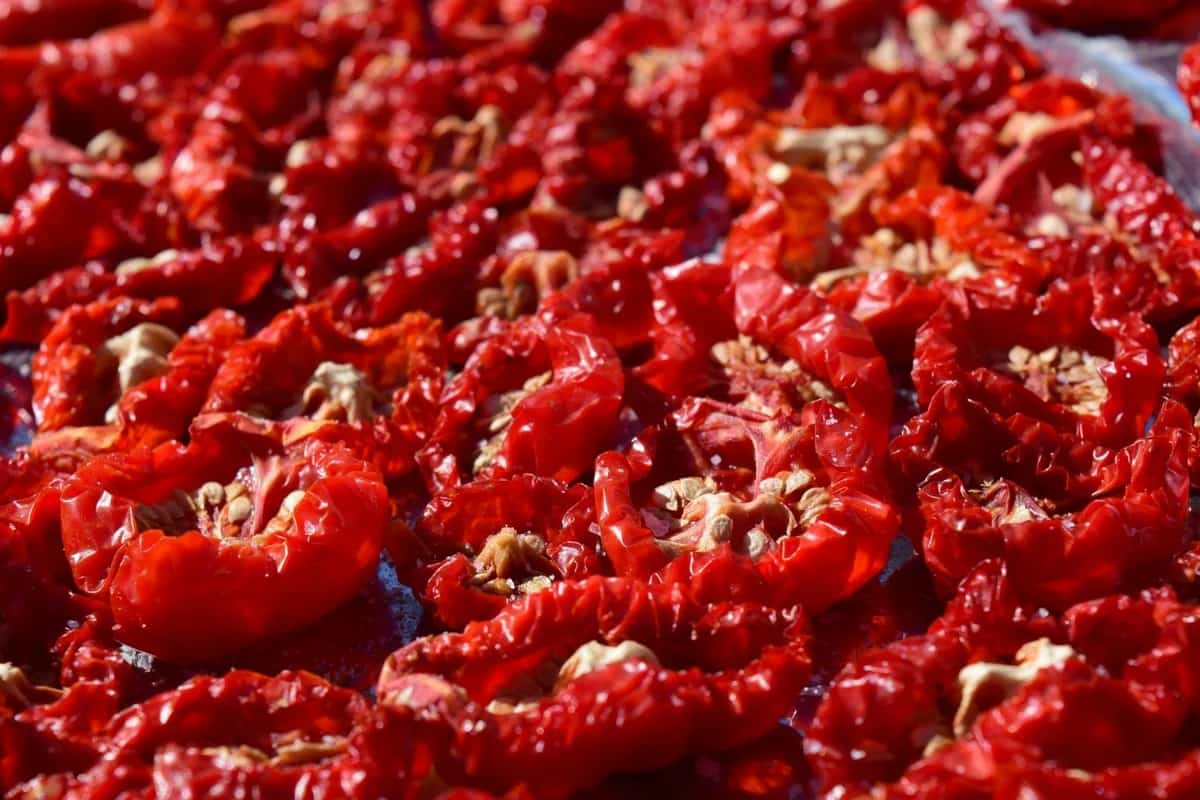 sun-dried tomatoes in oven
