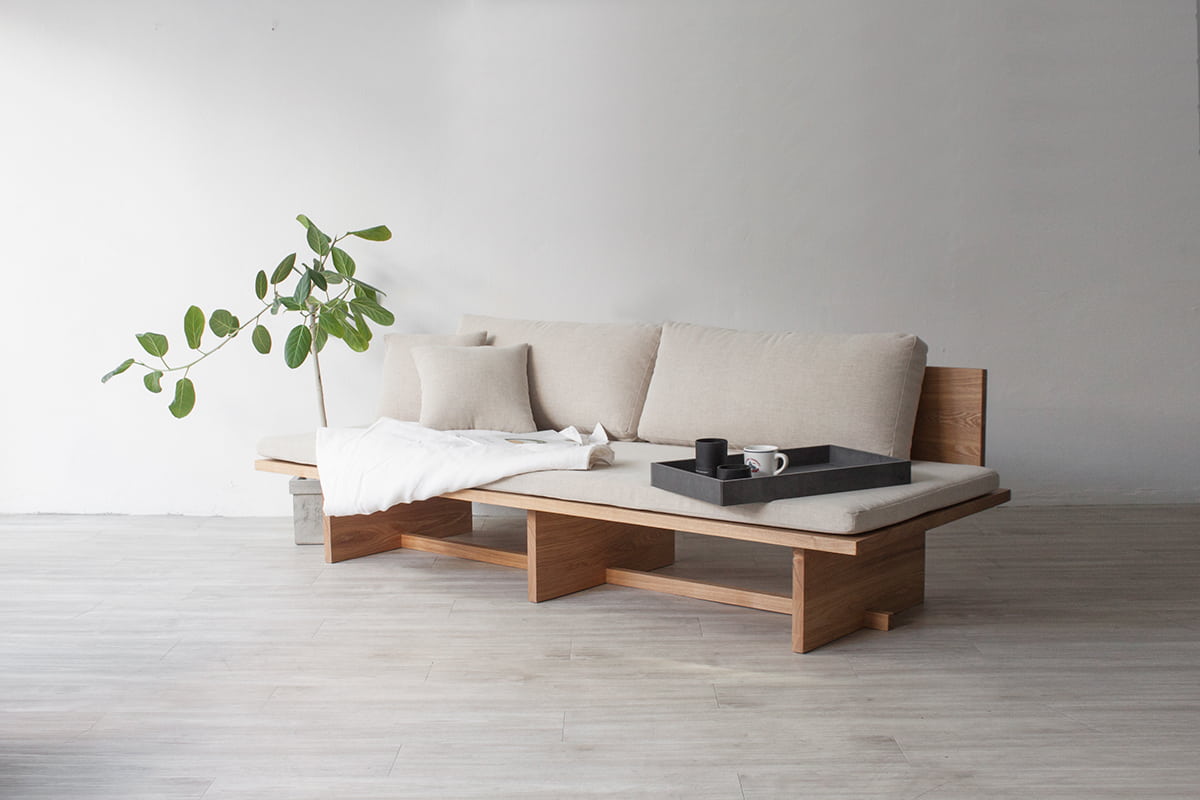wooden sofa set design