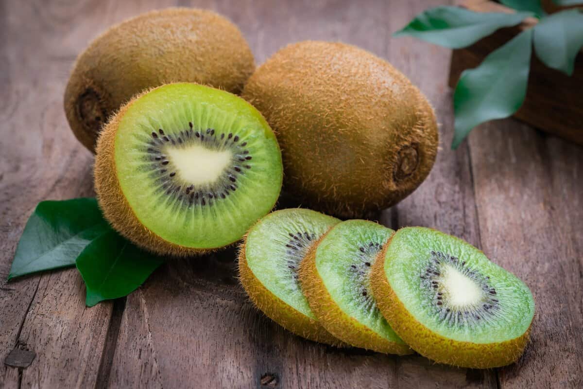 Unripe Kiwi Fruit