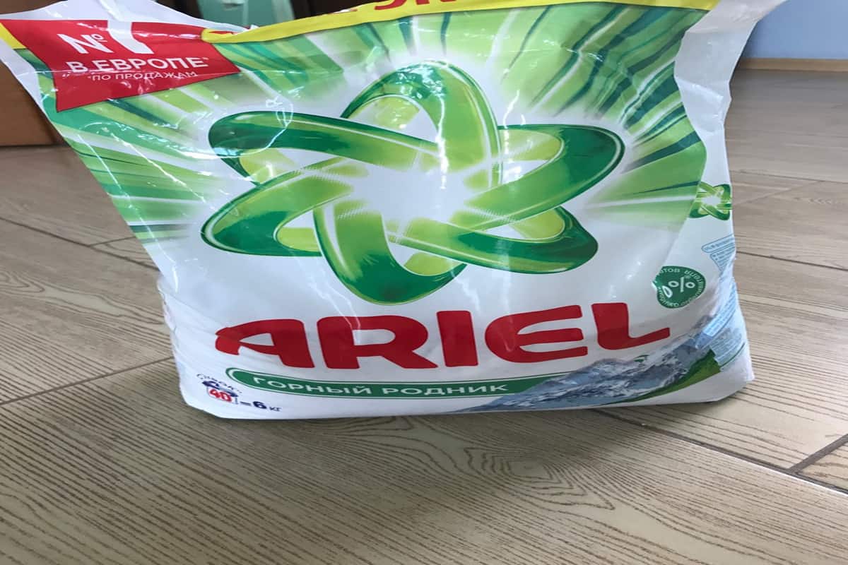 ariel detergent powder ingredients