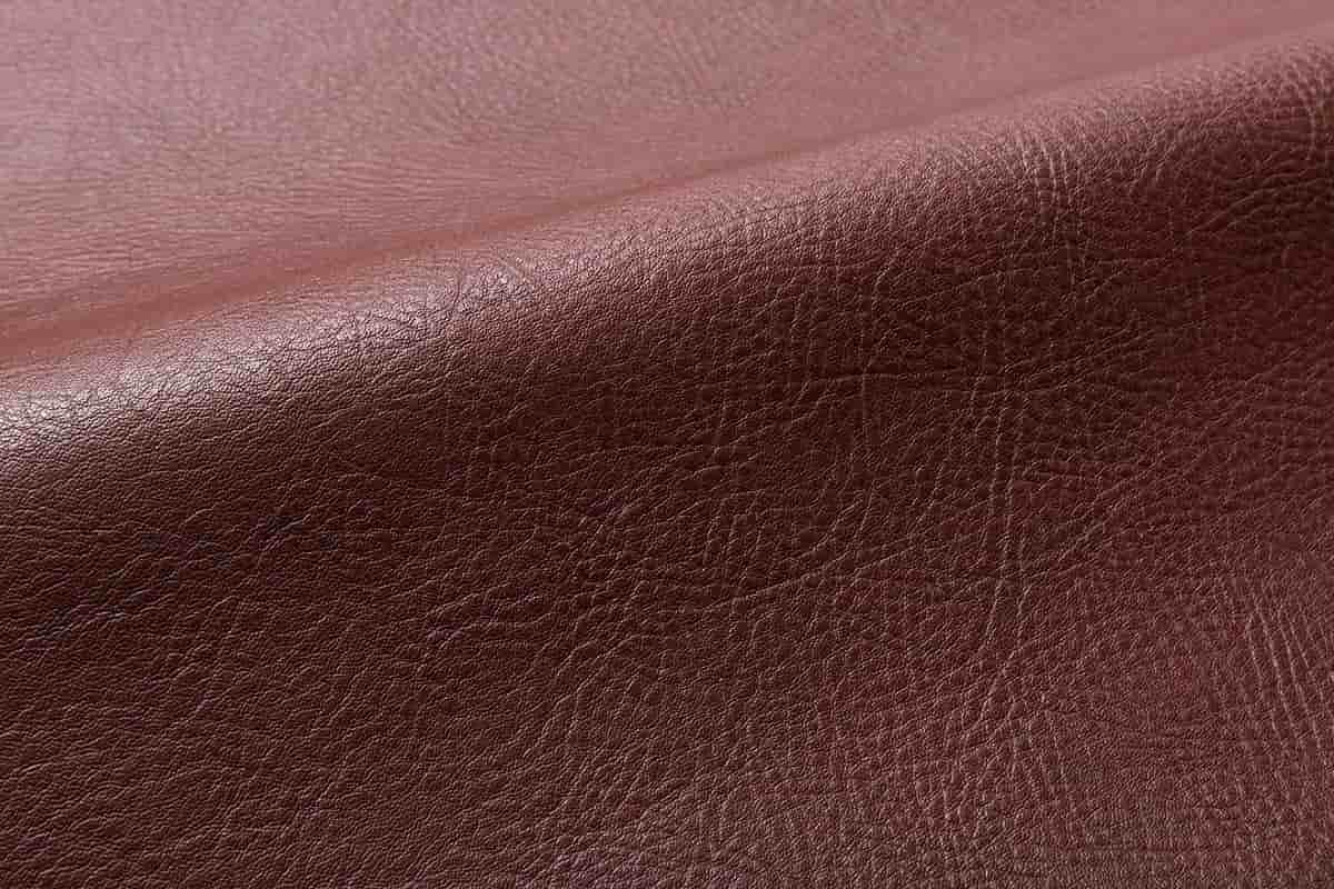 red italian leather