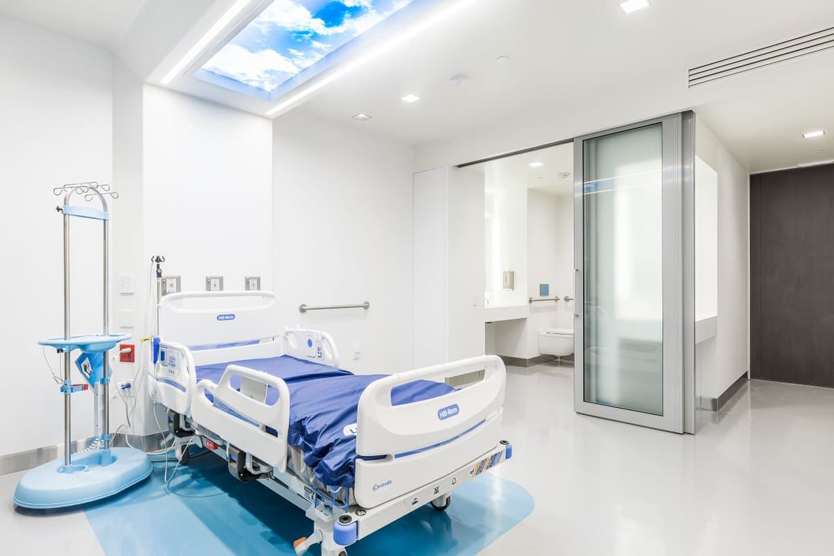 semi electric hospital bed