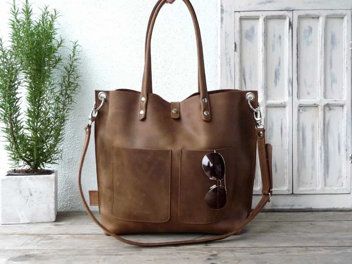 leather bag women