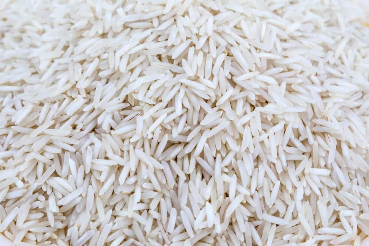 white rice carbs