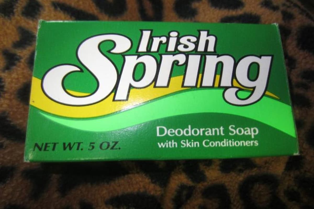 irish spring soap bar png