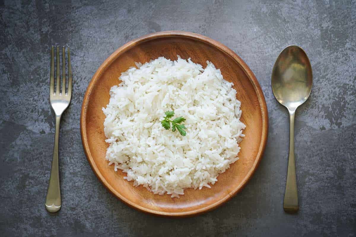 white rice indian