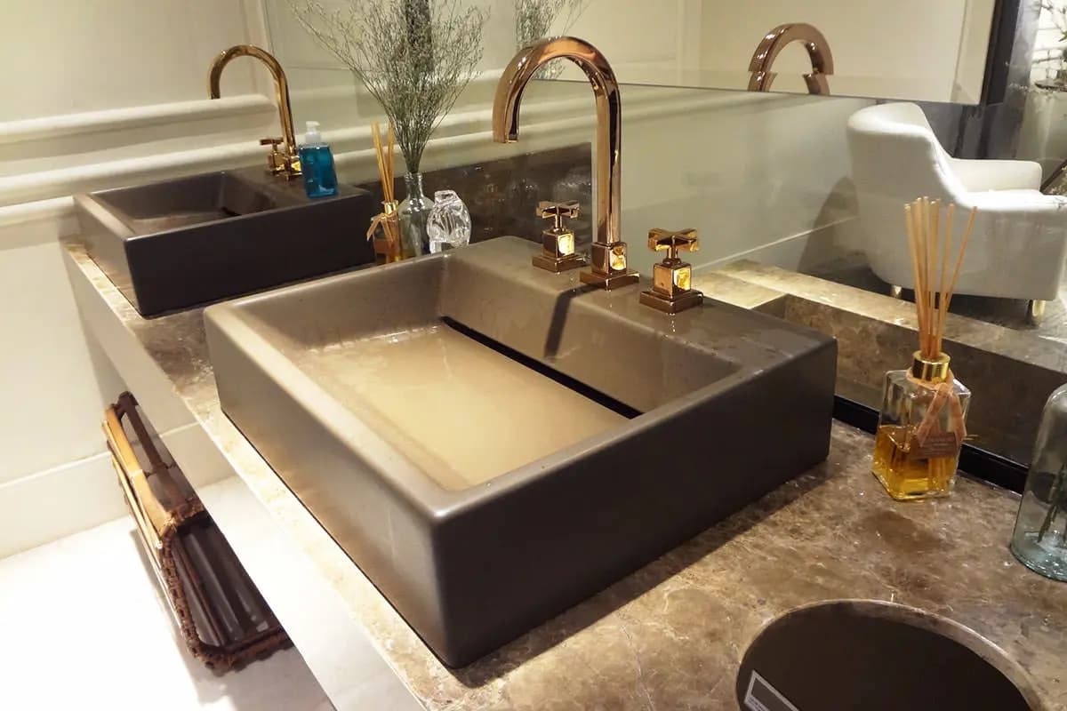wash basin tiles design