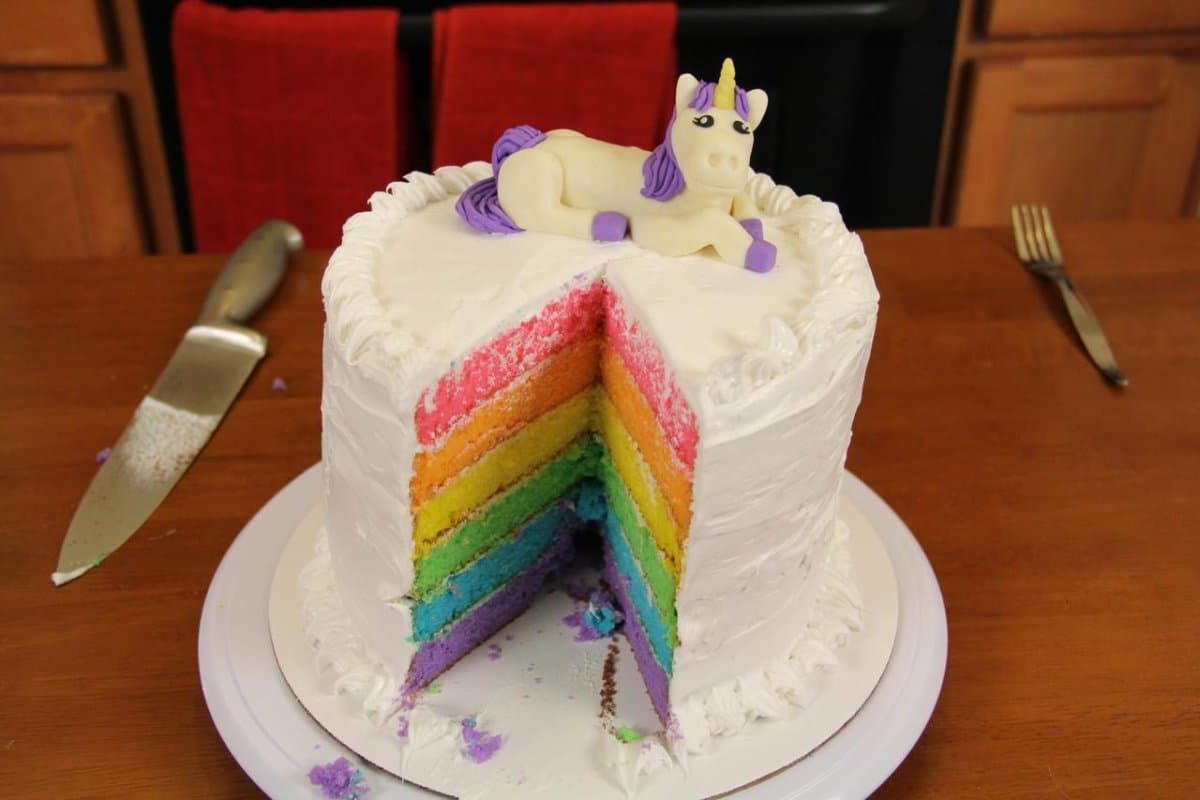 unicorn cake topper printable