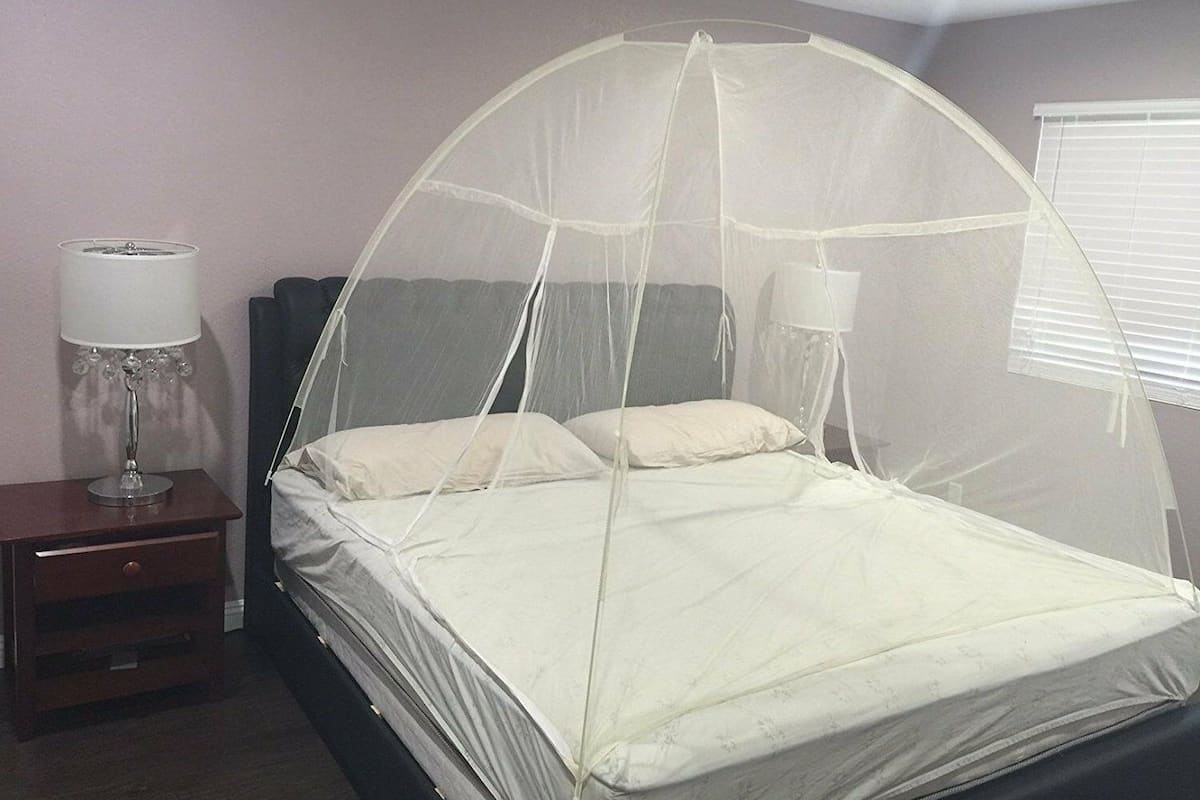 pop up mosquito net for bed