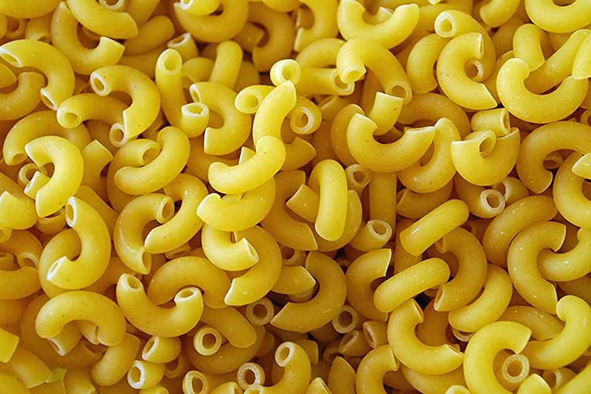 elbow macaroni spaghetti