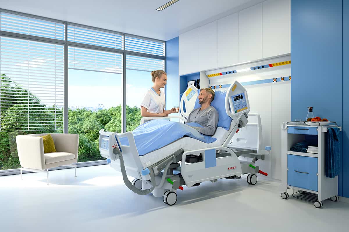 folding chair hospital bed