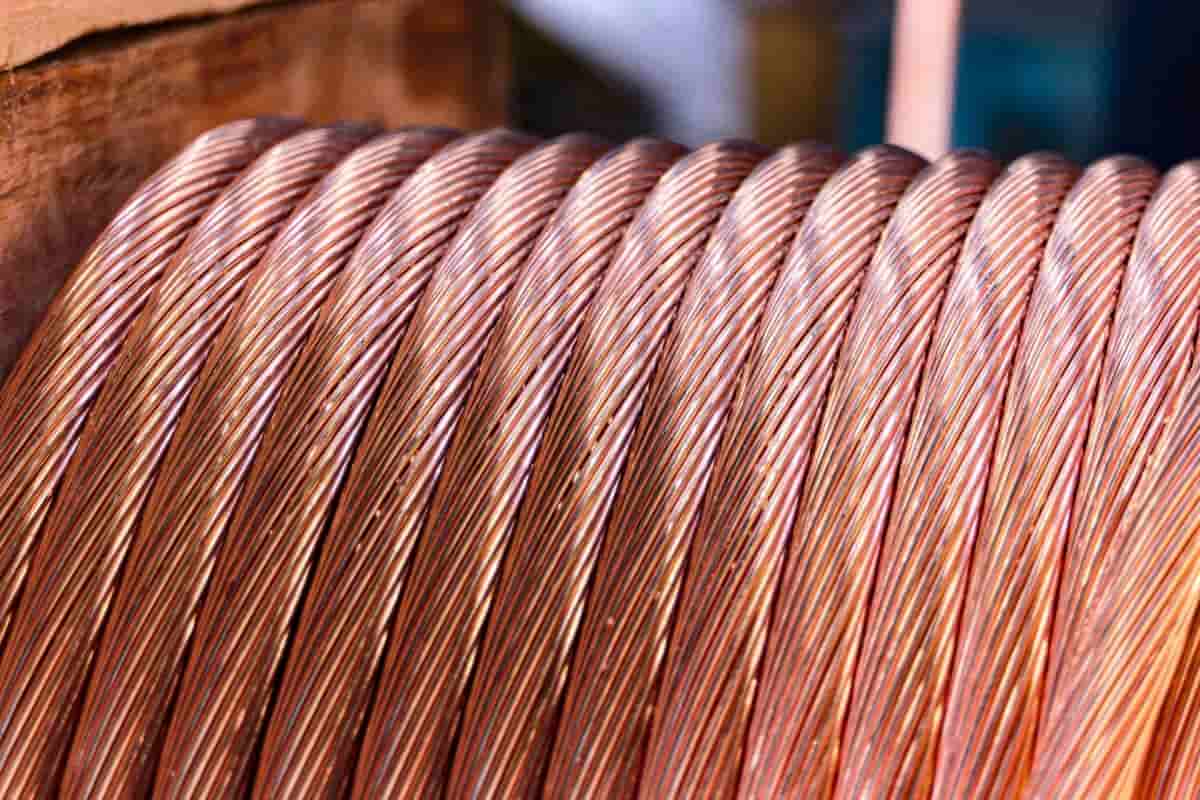 bare copper cable