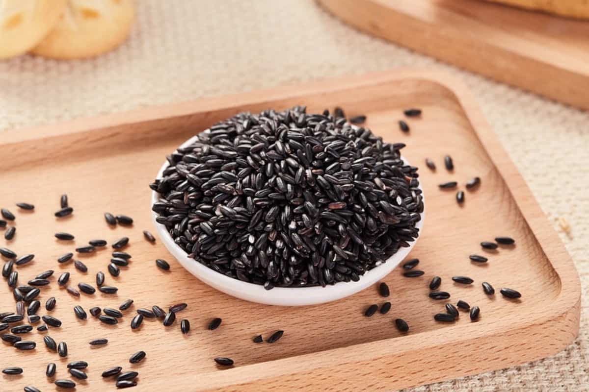 Forbidden Rice (Black) Contain Protein Fiber Iron Reduce ...