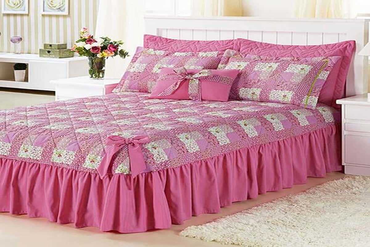 floral plisse bedspread