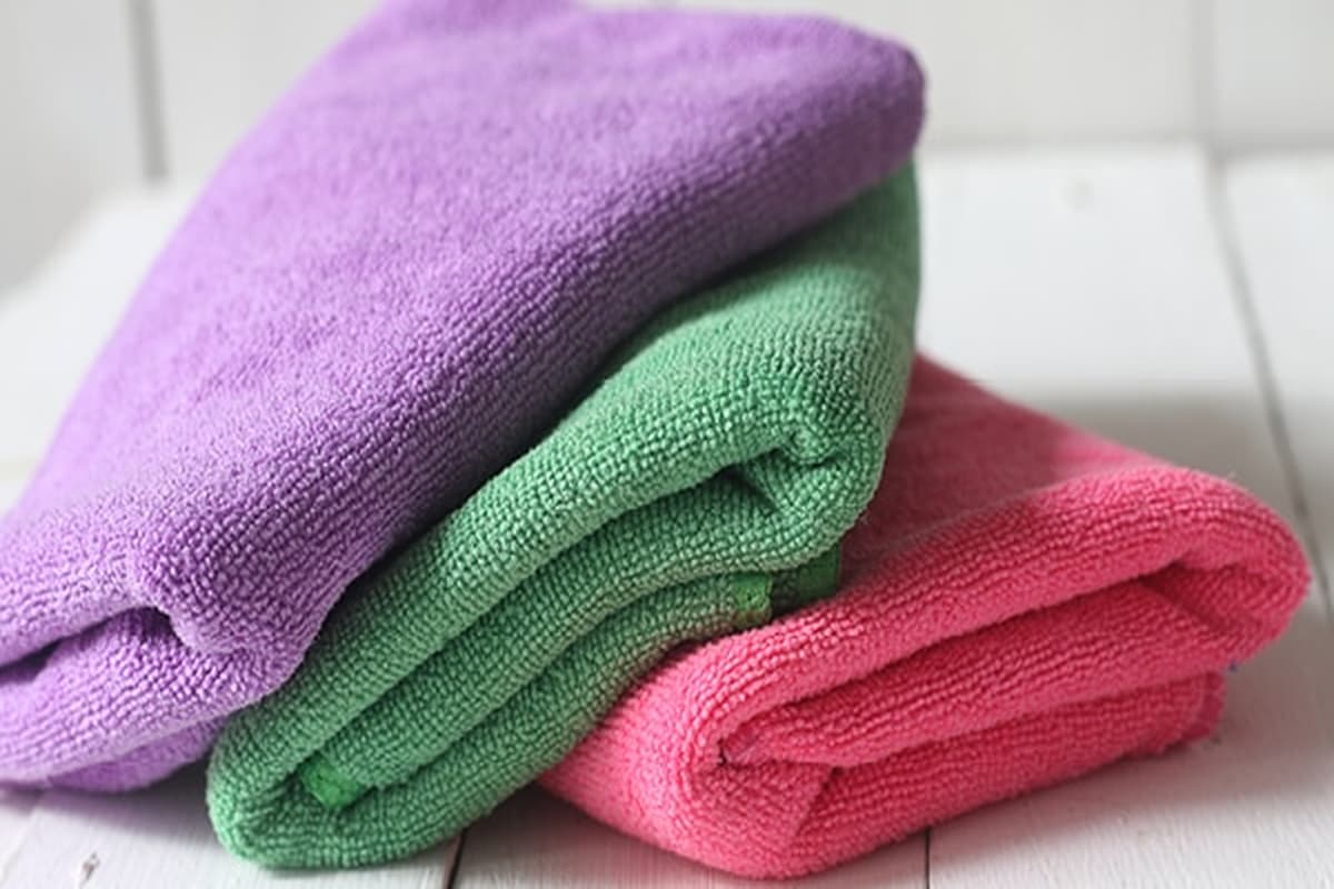 microfiber towel for cleaning