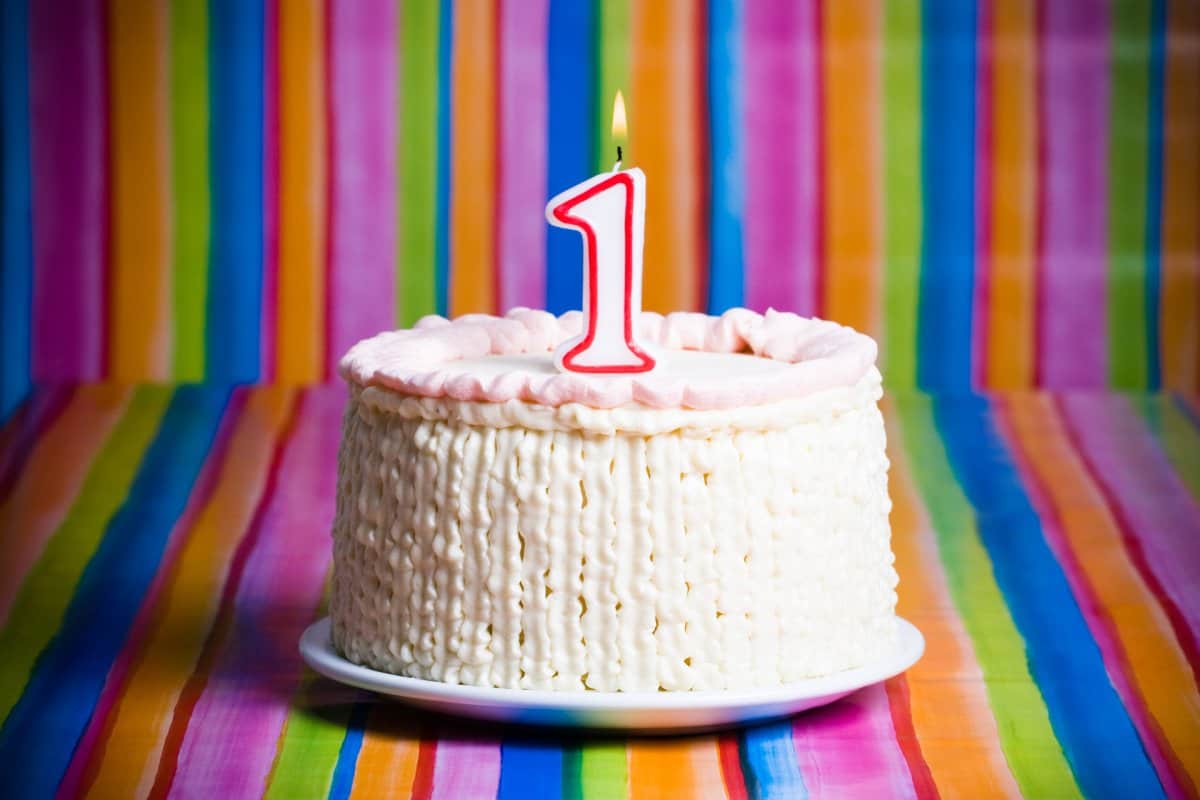 birthday number cake
