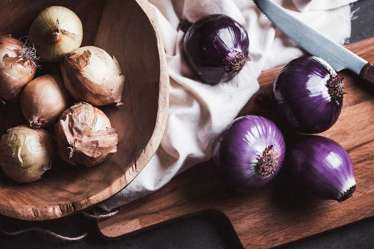purple small onion