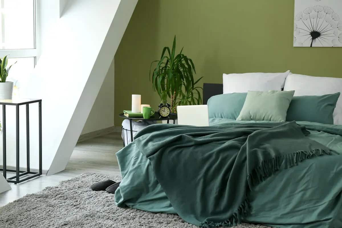 emerald green bedspread sets