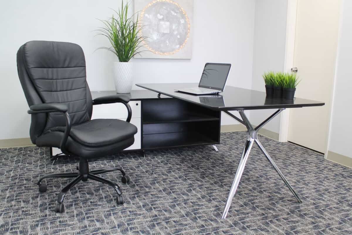 executive high back leather office chair