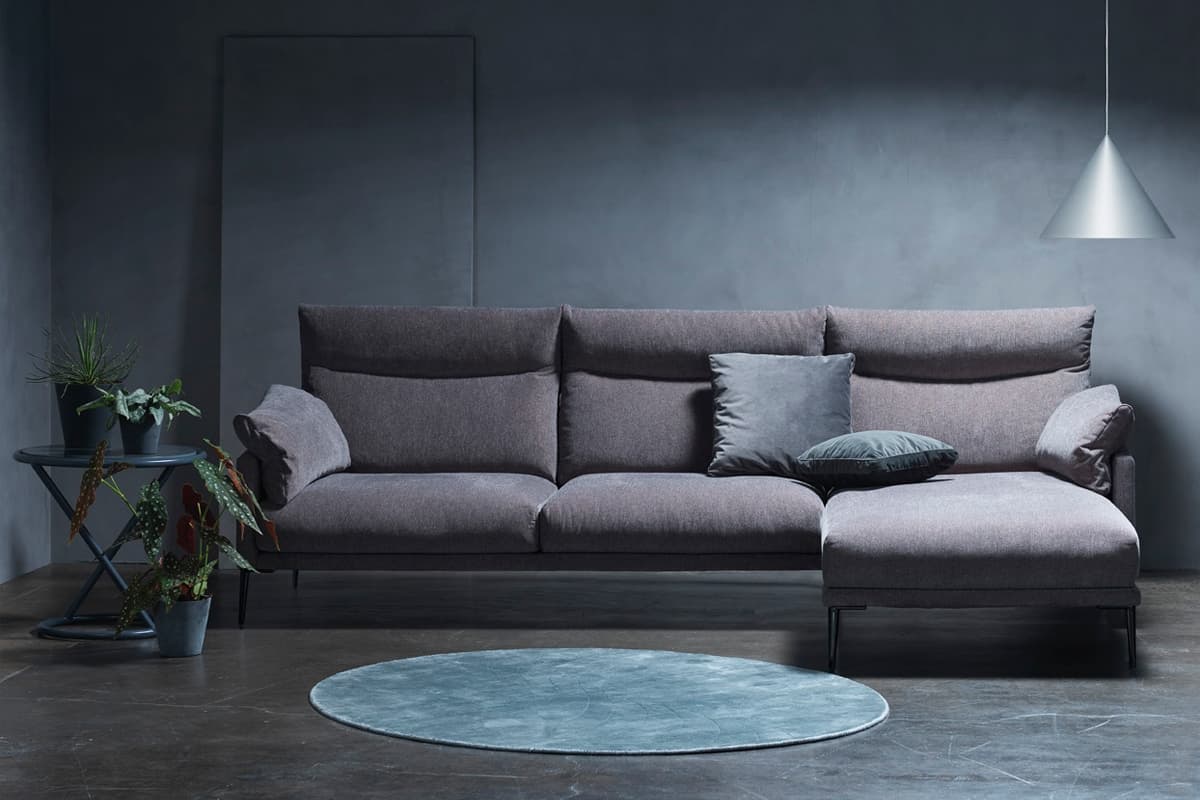 suede sofa grey