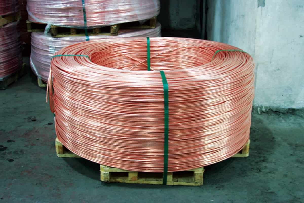 copper wire spool
