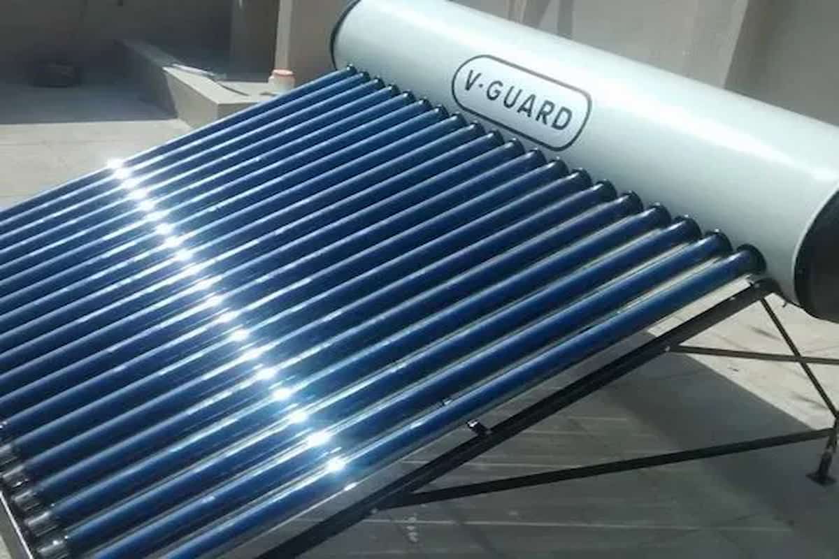 solar water heater schematic