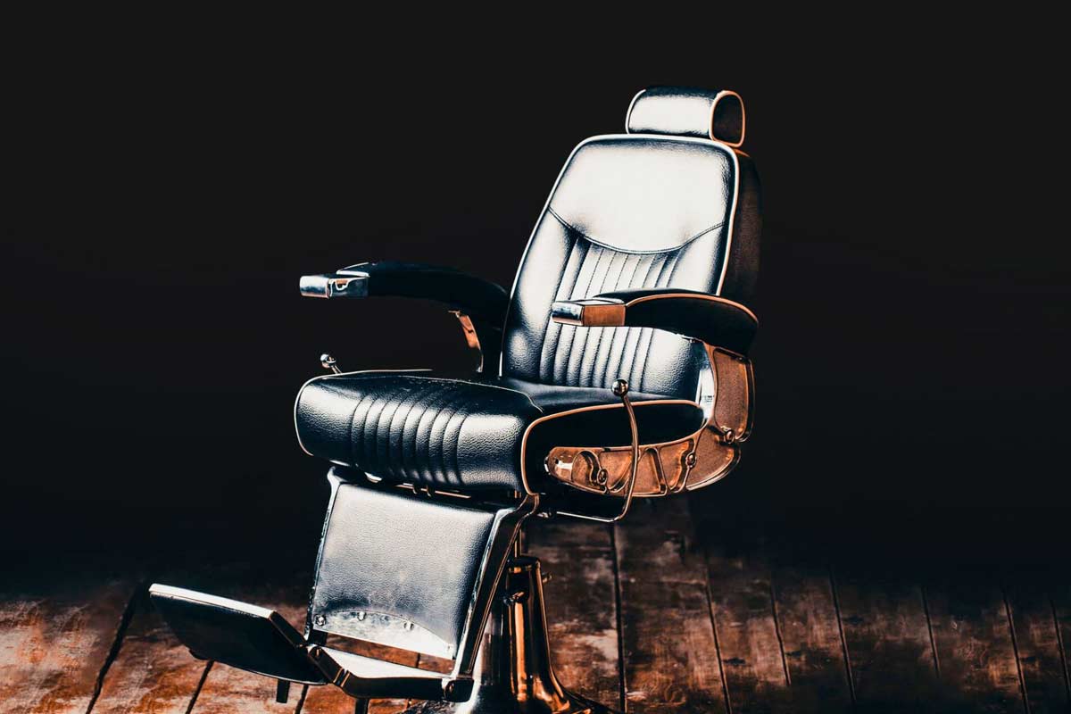 modern barber chair
