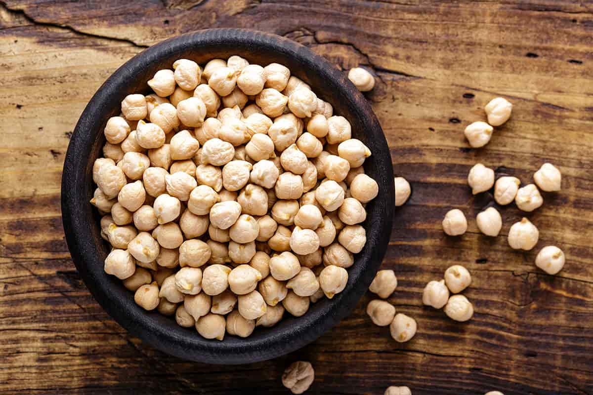 dried chickpeas