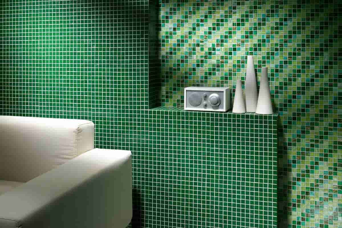mosaic green tile