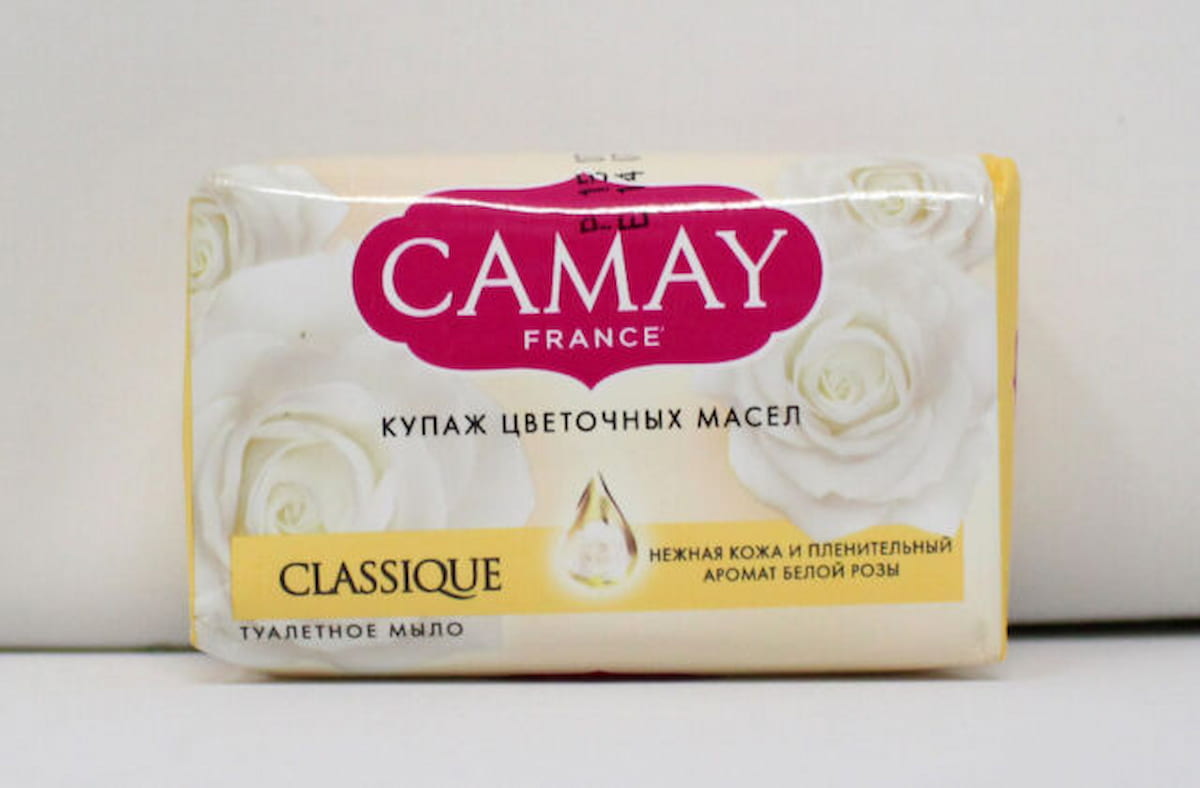 camay soap white