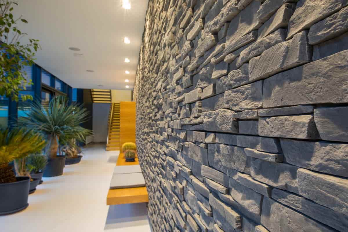 stone brick interiors