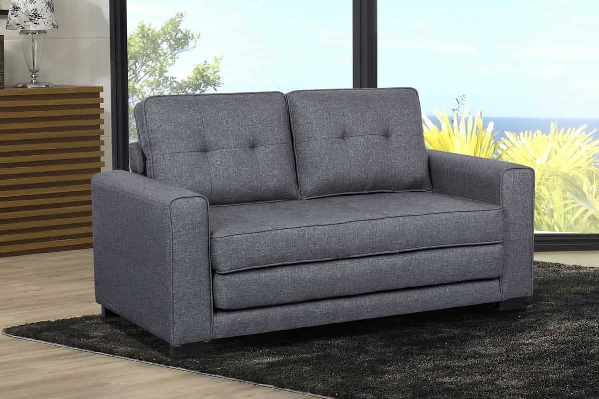 single fabric sofa