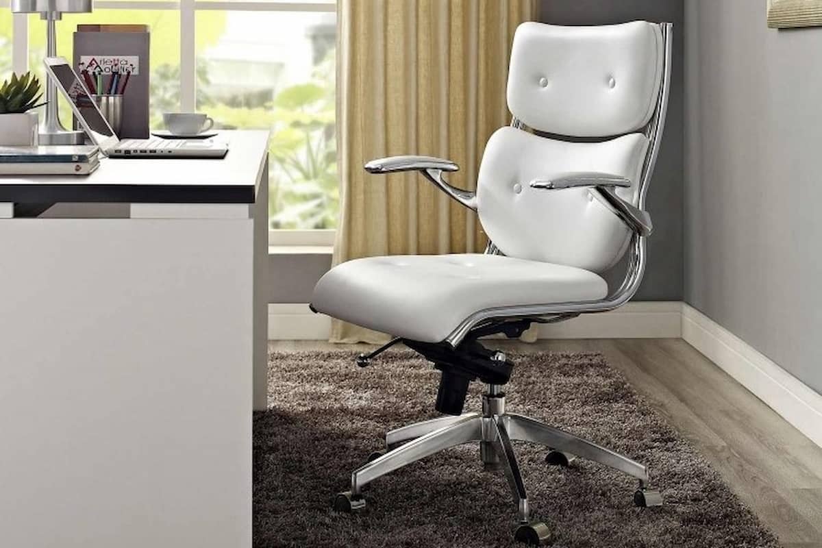 white boss chair