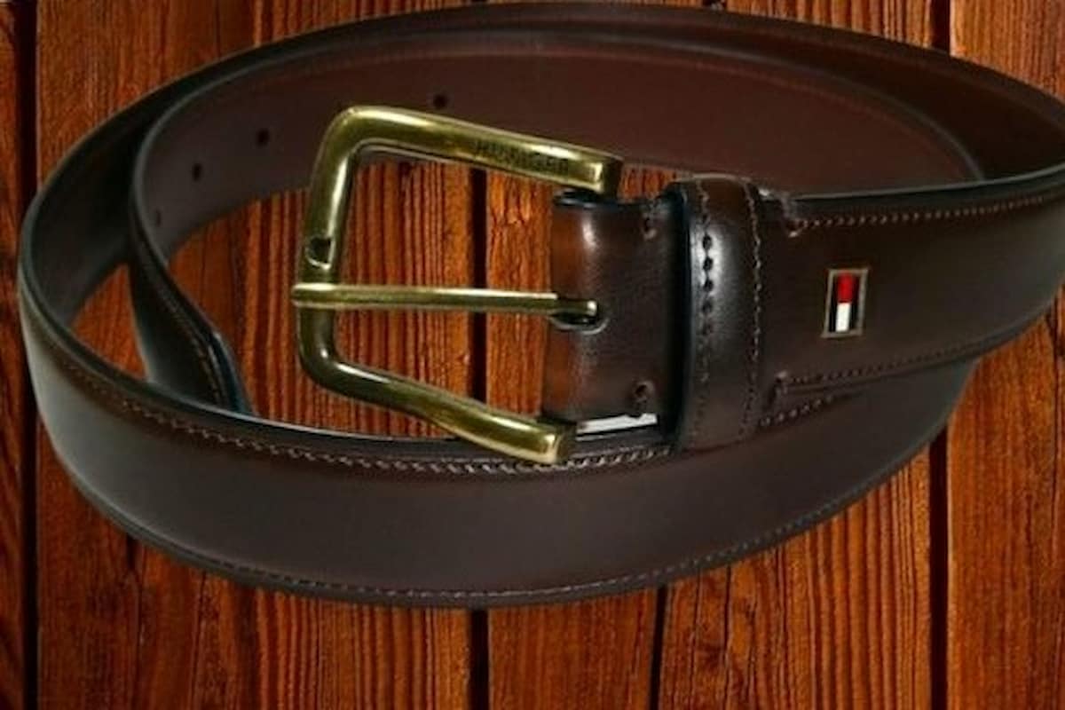 brown leather belt mens tommy hilfiger