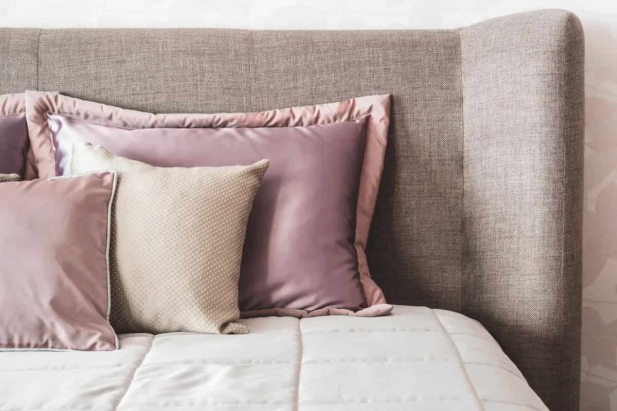 purple silk pillowcase