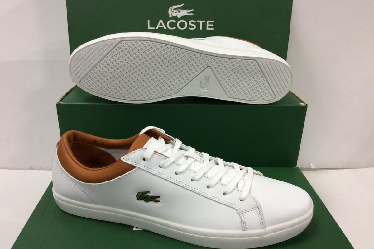 lacoste leather shoes womens