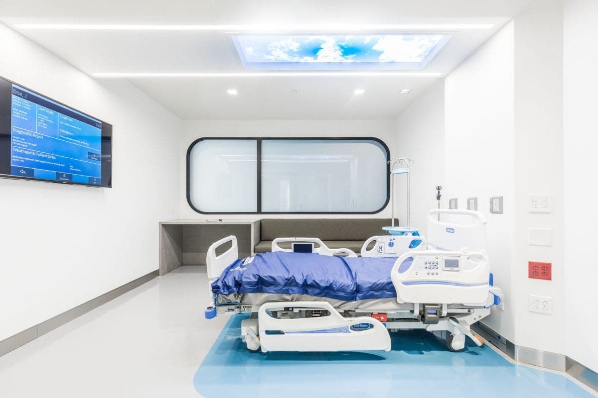 swing hospital bed