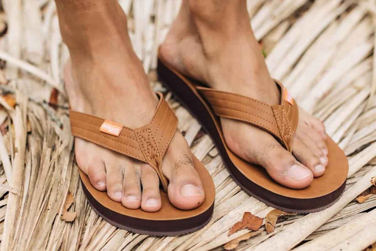 Different models of handmade sandals
