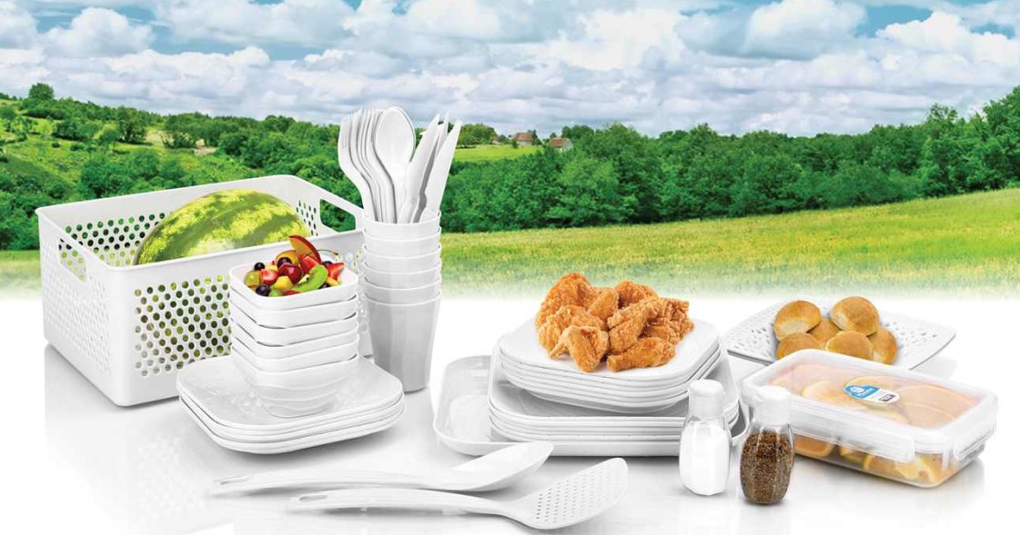 Reusable Plastic Dinnerware Sets