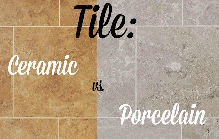 Porcelain or Ceramic Tiles for Bathroom