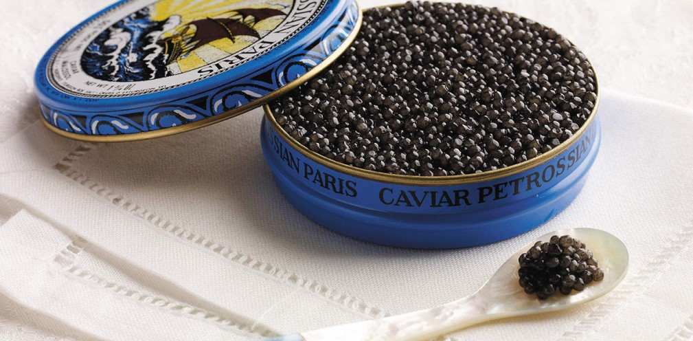 how to eat caviar