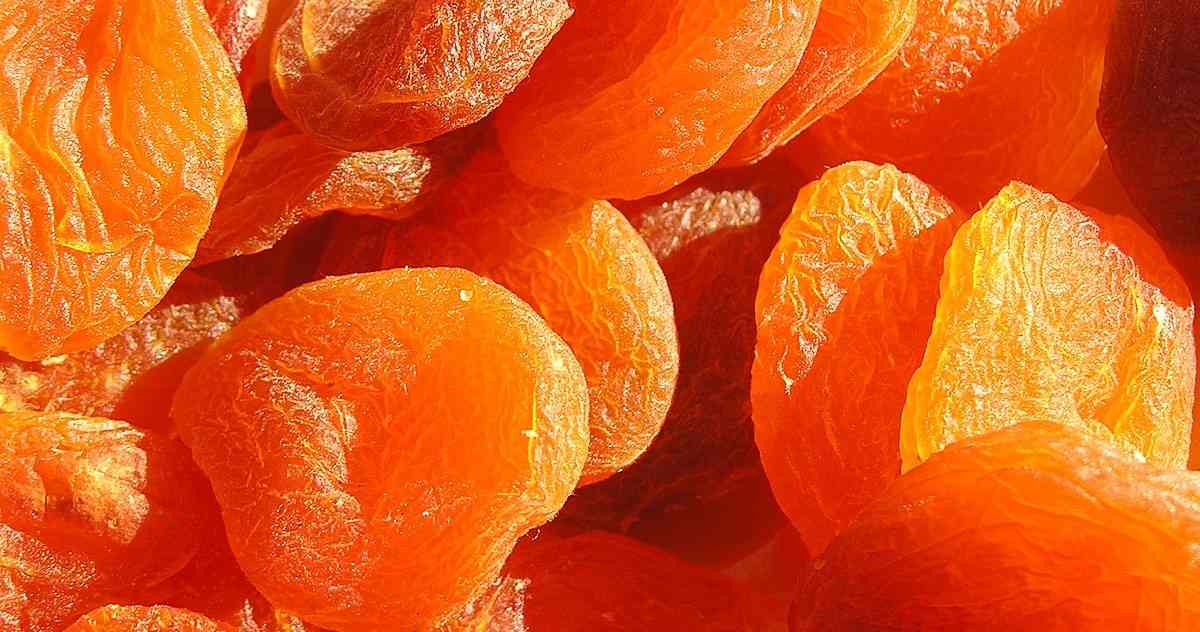 Dried apricot fruit