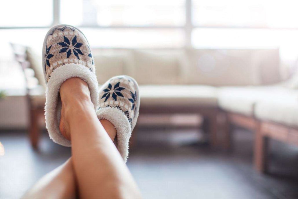 Slippers at home