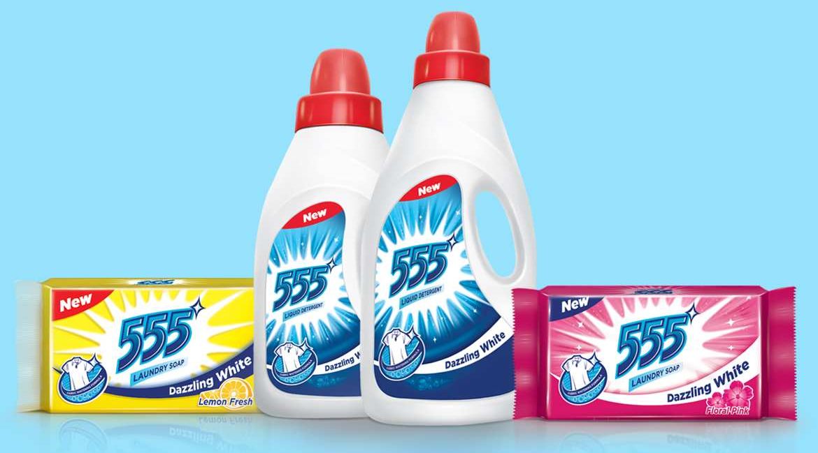555 detergent powder