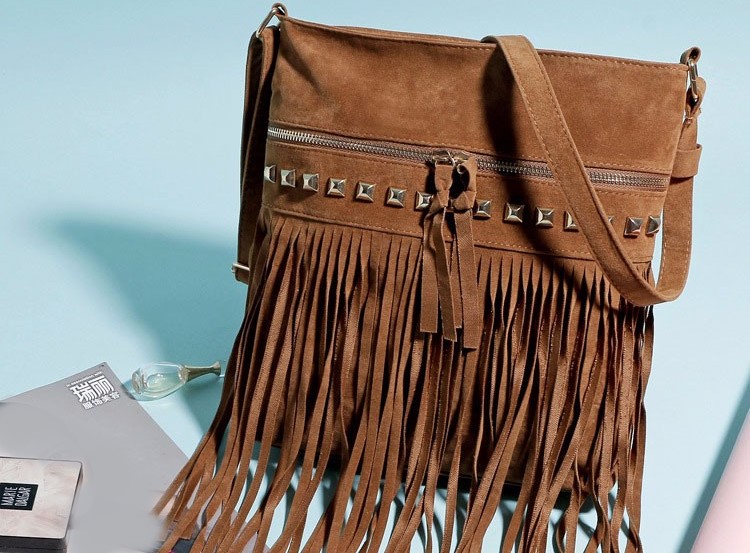 Leather Bags with Fringe