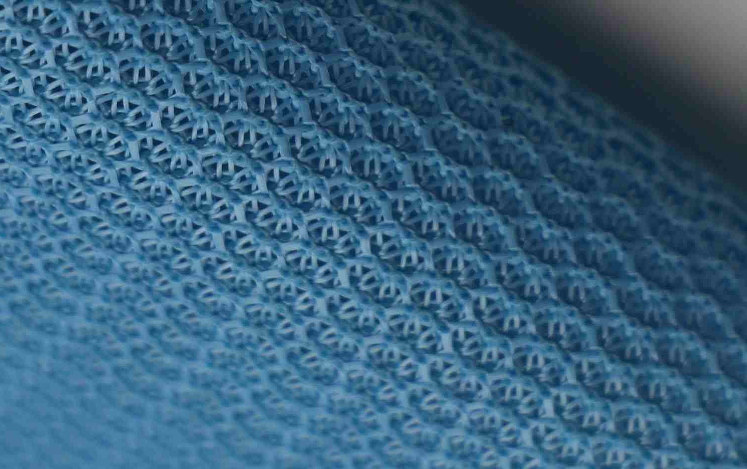 Tricot fabric made out of